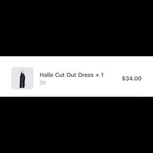 Finesse 2X cut out dress